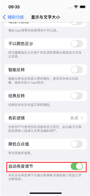 昌江苹果15维修店分享iPhone 15 Pro系列屏幕亮度 