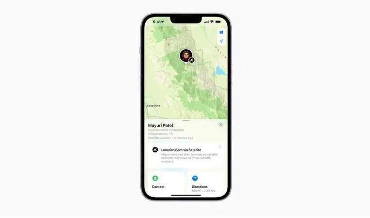 昌江苹果14维修分享iPhone14系列中 FindMy功能通过卫星分享位置方法教程 